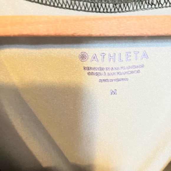 Athleta Rincon Printed Sleeveless Green Dress Sz M - Picture 4 of 9